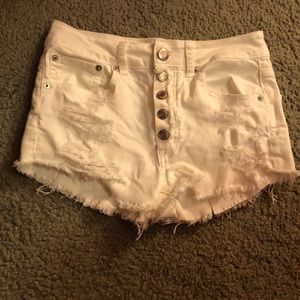 High waisted shorts